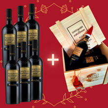 Carica l'immagine nel visualizzatore di Gallery, Oro Di Emera In Legno - 6xOro di Emera + Cassa in Legno Firmata dedicata - Claudio Quarta Vignaiolo Shop